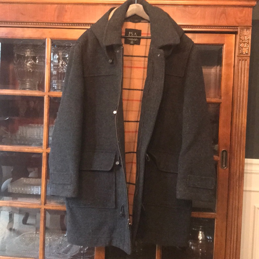 Jos. A Bank Mens Wool Toggle Coat-WORN ONCE!!!!